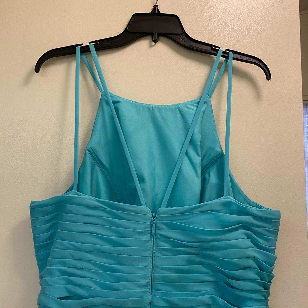 Azazie Long formal chiffon dress, plus size - Picture 4 of 5